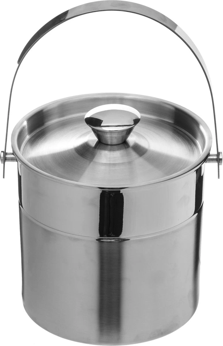 Seau à Glace Inox Avec Couvercle 15 Cm - Seaux à Glaçons Réfrigérés 3 Seau à Glace Inox Avec Couvercle 15 Cm - Seaux à Glaçons Réfrigérés