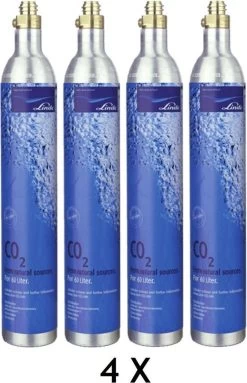 Forfait De Réduction 4 X Bouteille De CO2 Habit | 4 X 60 L | , Refroidisseur D'eau ION Et Bouteilles De CO2 Linde