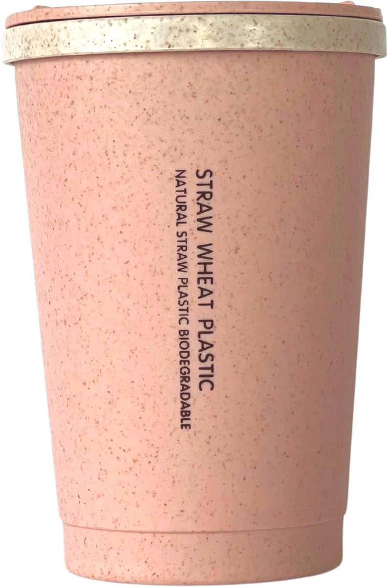 Tasse à Café Biodégradable - Tasse écologique - Tasse En Plastique Paille De Blé - Tasse à Café Eco- Rose 3 Tasse à Café Biodégradable - Tasse écologique - Tasse En Plastique Paille De Blé - Tasse à Café Eco- Rose