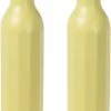 Excellent Houseware 2x Pièces De Thermos / Flacons Isothermes En Acier Inoxydable Pour Les Déplacements 500 Ml Jaune Pastel - Flacons Thermos -Dégustation Délicate 795x1200