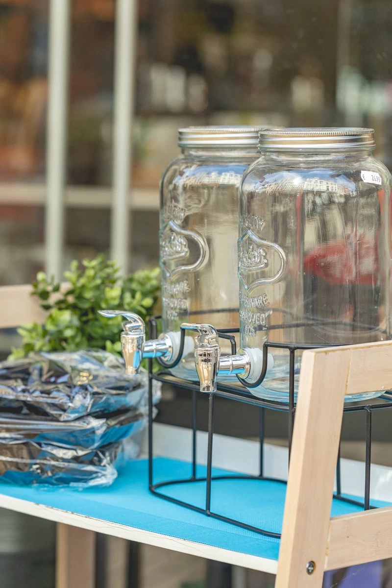 Sareva Distributeur De Boissons Distributeur De Jus Distributeur De Limonade Avec Support 2 X 3 Litres 10 Sareva Distributeur De Boissons Distributeur De Jus Distributeur De Limonade Avec Support 2 X 3 Litres – Image 8