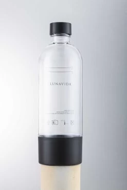 Bouteilles Réutilisables De Lunavida - Bouteille De 1 Litre - Bouteilles Sodamaker Supplémentaires - Zwart