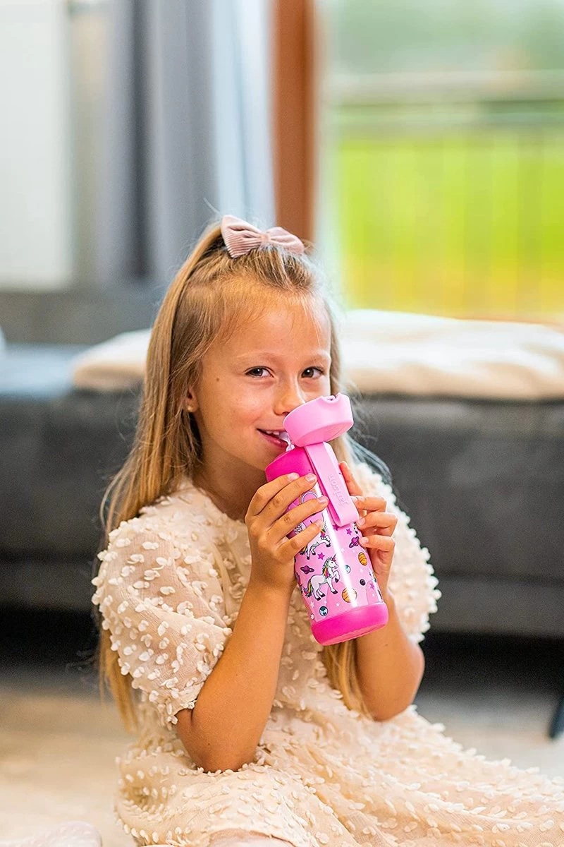 Bouteille D'eau JARLSON® Pour Enfants, Gourde Avec Paille Enfant, Gourde Thermos Sans BPA En Acier Inoxydable à Double Paroi, étanche, Idéale Pour La Maternelle, L'école Et Le Sport, 350 Ml 5 Bouteille D'eau JARLSON® Pour Enfants, Gourde Avec Paille Enfant, Gourde Thermos Sans BPA En Acier Inoxydable à Double Paroi, étanche, Idéale Pour La Maternelle, L'école Et Le Sport, 350 Ml – Image 3