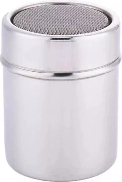 Épandeur De Poudre De Cacao VSE Avec Tamis Fin - Arrosoir - 5 X 7 Cm - Acier Inoxydable Argenté -Dégustation Délicate 803x1200