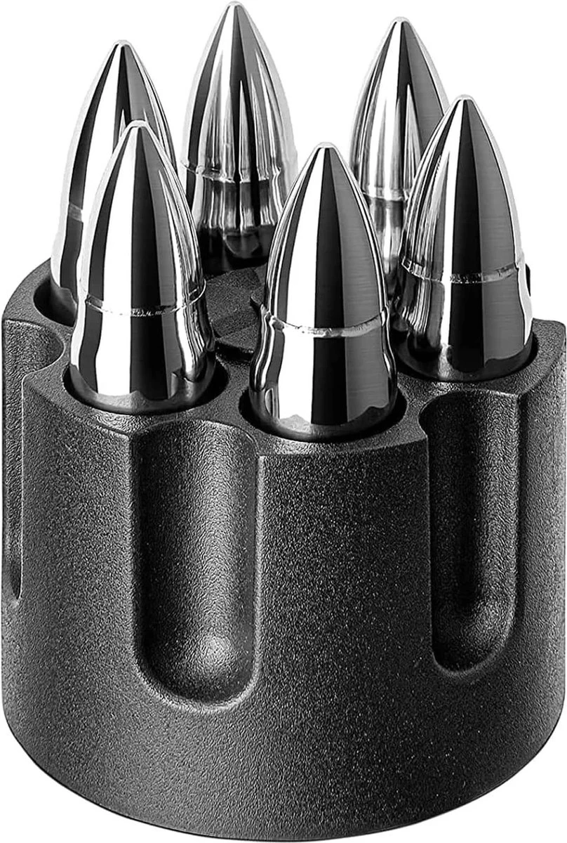 Igoods Pierres à Whisky - Glaçons Réutilisables - Pierres à Whisky - Formes De Balles - 6 Pièces 8 Igoods Pierres à Whisky - Glaçons Réutilisables - Pierres à Whisky - Formes De Balles - 6 Pièces – Image 6