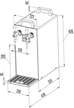Set Complet - Robinet à Bière - Refroidisseur à Sec Kontakt 40 2 Robinets, 50 Litres / H - Robinet à Bière, Beertender, Robinet à Domicile, Refroidisseur à Bière 15 Set Complet - Robinet à Bière - Refroidisseur à Sec Kontakt 40 2 Robinets, 50 Litres / H - Robinet à Bière, Beertender, Robinet à Domicile, Refroidisseur à Bière -Dégustation Délicate 824x1200 1