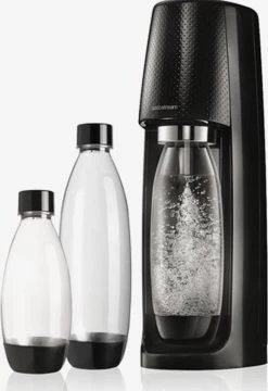 SodaStream Spirit Megapack My Only Bottles Family Pack - Incl.4 Bouteilles - Noir