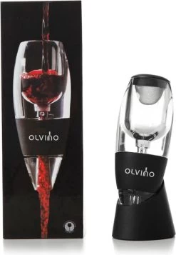 Carafe à Vin - Aérateur De Vin - Incl. Tamis Et Support - Aération 3 Voies - Accessoires De Vêtements Pour Bébé Vin -Dégustation Délicate 830x1200 2