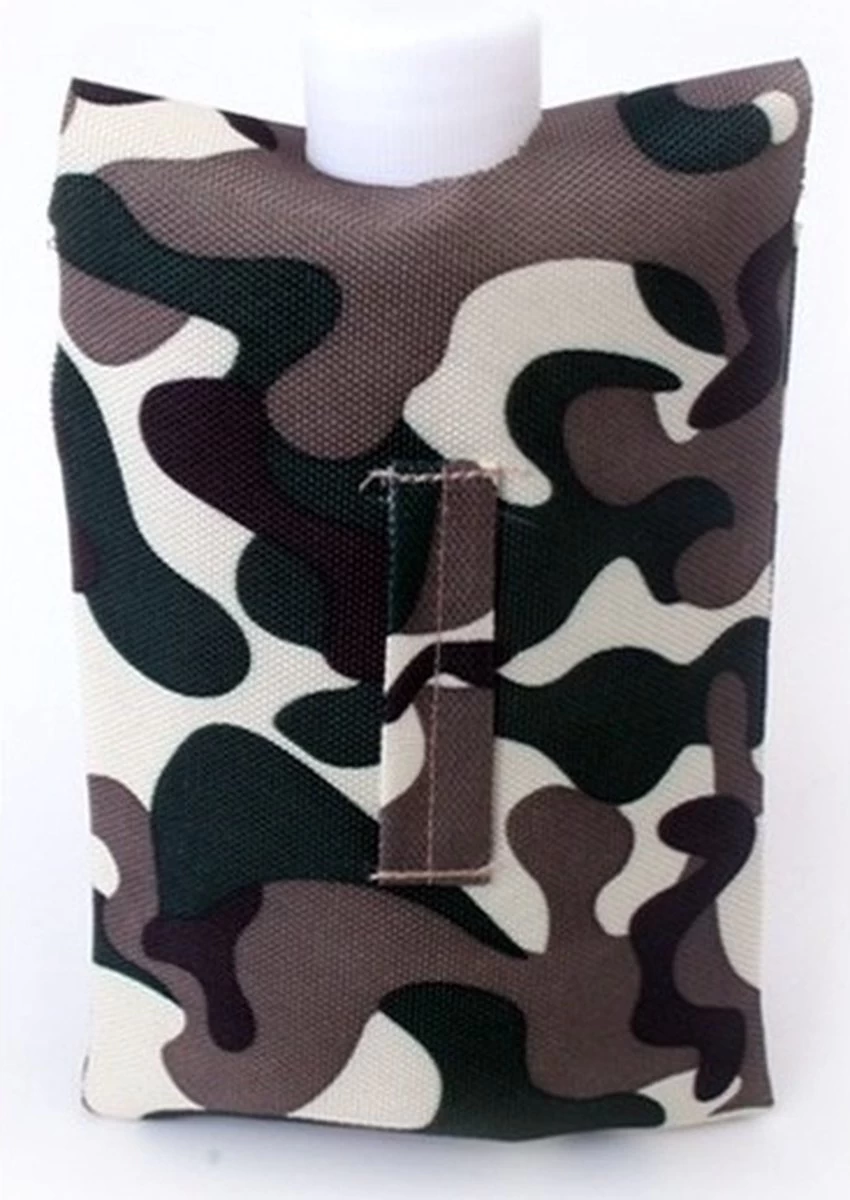 Flasque De Hanche En Plastique Avec Couvercle / Sac De Camouflage 350 Ml - Flasques De Hanche / Flacons De Hanche / Bouteilles De Boisson 4 Flasque De Hanche En Plastique Avec Couvercle / Sac De Camouflage 350 Ml - Flasques De Hanche / Flacons De Hanche / Bouteilles De Boisson – Image 2