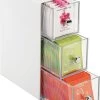 MDesign - Boîte à Thé - Commode/boîte De Rangement/organisateur - Pour La Cuisine - Pour Différents Types De Sachets De Thé, Dosettes De Café, Bonbons Et Plus - Pratique/résistant - Blanc/transparent 2 MDesign - Boîte à Thé - Commode/boîte De Rangement/organisateur - Pour La Cuisine - Pour Différents Types De Sachets De Thé, Dosettes De Café, Bonbons Et Plus - Pratique/résistant - Blanc/transparent -Dégustation Délicate 853x1200