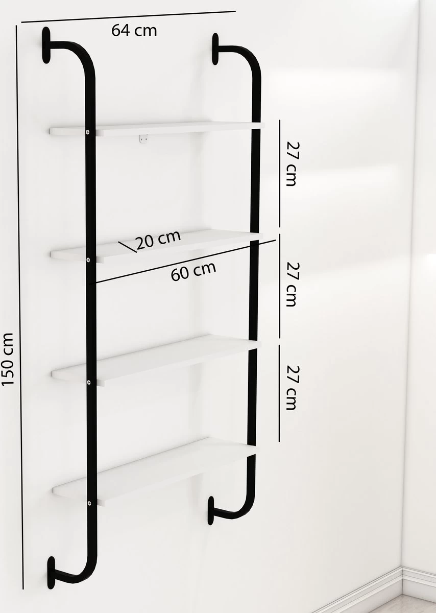SENSA -Casier à Vin- Cave à Vin - Cave à Boissons - Meuble Bar - Armoires De Rangement Avec Portes - Wit - 150x64x20 Cm 6 SENSA -Casier à Vin- Cave à Vin - Cave à Boissons - Meuble Bar - Armoires De Rangement Avec Portes - Wit - 150x64x20 Cm – Image 4