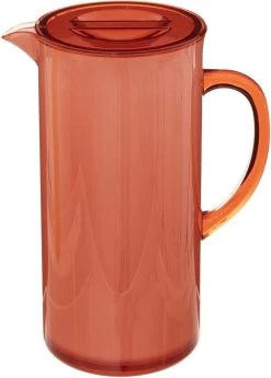 Set De 2 Carafes Pichet/pichet à Jus Avec Couvercle 1950 Ml Rouge - Dimensions : 18 X 10,5 X 25 Cm - Matière : Plastique 7 Set De 2 Carafes Pichet/pichet à Jus Avec Couvercle 1950 Ml Rouge - Dimensions : 18 X 10,5 X 25 Cm - Matière : Plastique -Dégustation Délicate 860x1200 10