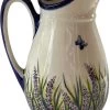 Pichet- Pichet à Eau- Carafe- Fait à La Main- Fait à La Handgemaakt- Peint à La Main- Peint à La Main- Bunzlau- Céramique- Poterie- Lavande -Dégustation Délicate 861x1200 2