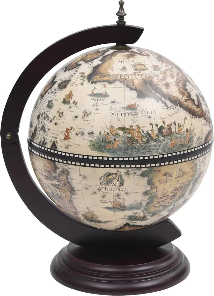 Prolenta Premium - Modèle De Table Globebar En Bois D'eucalyptus Blanc 5 Prolenta Premium - Modèle De Table Globebar En Bois D'eucalyptus Blanc – Image 3