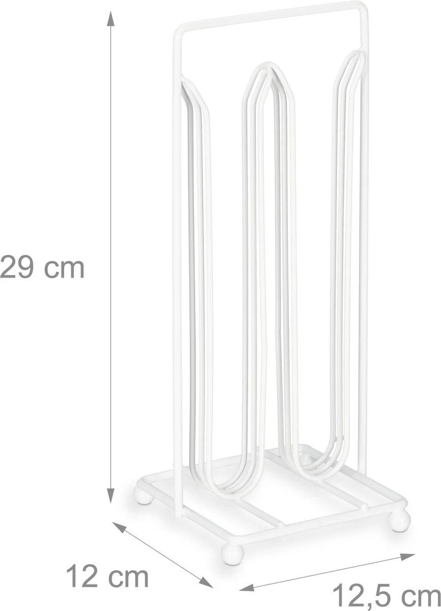 Porte-capsule Relaxdays Pour Nespresso - Porte-gobelet - Porte-gobelet à Café Pour 28 Tasses - Blanc 6 Porte-capsule Relaxdays Pour Nespresso - Porte-gobelet - Porte-gobelet à Café Pour 28 Tasses - Blanc – Image 4