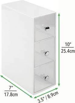 MDesign - Boîte à Thé - Commode/boîte De Rangement/organisateur - Pour La Cuisine - Pour Différents Types De Sachets De Thé, Dosettes De Café, Bonbons Et Plus - Pratique/résistant - Blanc/transparent 15 MDesign - Boîte à Thé - Commode/boîte De Rangement/organisateur - Pour La Cuisine - Pour Différents Types De Sachets De Thé, Dosettes De Café, Bonbons Et Plus - Pratique/résistant - Blanc/transparent -Dégustation Délicate 873x1200