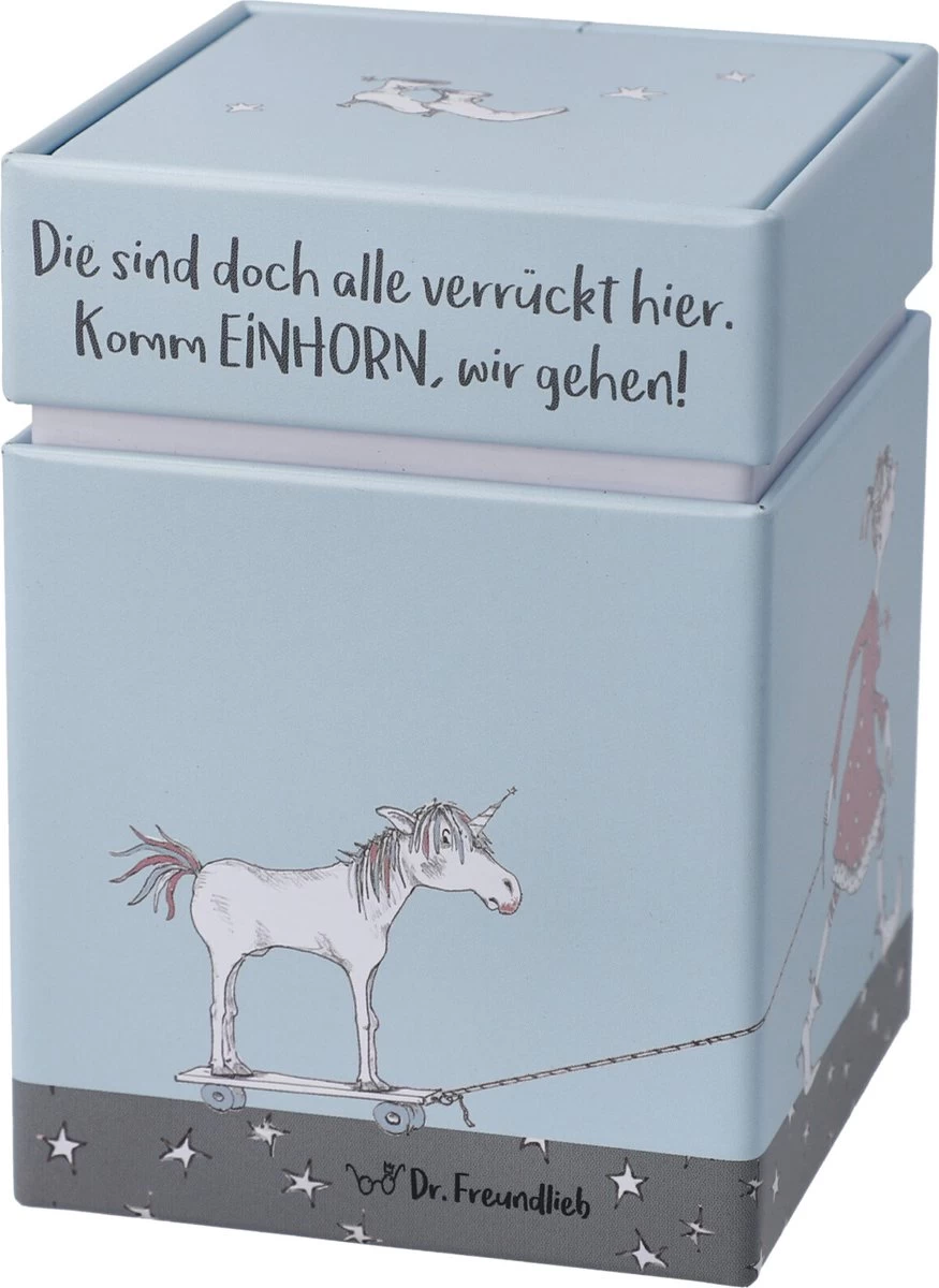 Goebel® - Barbara Freundlieb | Boîte à Thé "Die Sind But Alle Verrückt" | Métal, 11cm, Boîte De Rangement 3 Goebel® - Barbara Freundlieb | Boîte à Thé "Die Sind But Alle Verrückt" | Métal, 11cm, Boîte De Rangement
