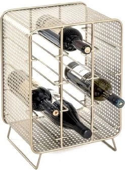 Porte-bouteilles - Porte-bouteilles De Vin Doré Moderne - 12 Bouteilles Optiquement Flottantes - Porte-bouteilles Pré-assemblé - Porte-bouteilles - 30 X 24 X 40 Cm 11 Porte-bouteilles - Porte-bouteilles De Vin Doré Moderne - 12 Bouteilles Optiquement Flottantes - Porte-bouteilles Pré-assemblé - Porte-bouteilles - 30 X 24 X 40 Cm -Dégustation Délicate 879x1200