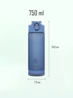 Bouteille D'eau Diller Avec Paille - Bouteille - Système De Fermeture Pratique - Adultes - Design élégant - 750 Ml - Tritan - Sans BPA - Rose - Homme Et Femme - Sport/ Plein Air/ École/ Bureau -Dégustation Délicate 888x1200