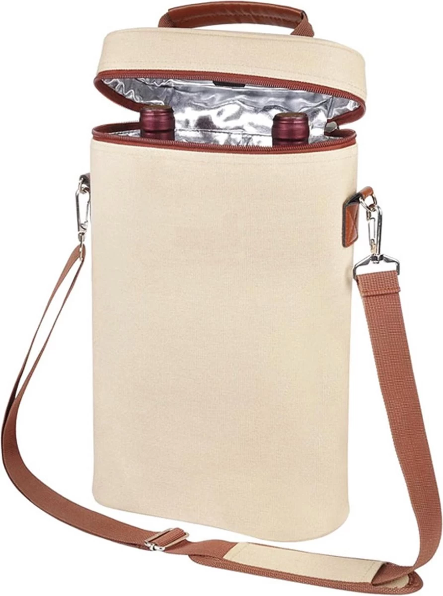 Intirilife Refroidisseur à Vin Sac De Transport Pour Vin, Champagne, Boissons - Refroidisseur De Bouteille Pour Voyages, Pique-nique, Sortie, Isolé 3 Intirilife Refroidisseur à Vin Sac De Transport Pour Vin, Champagne, Boissons - Refroidisseur De Bouteille Pour Voyages, Pique-nique, Sortie, Isolé