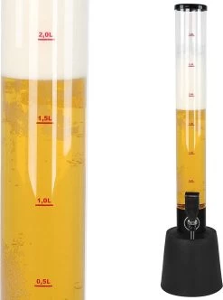 Jago® Beer Tower 3,5 Litres - Robinet à Bière - Distributeur De Boissons - Robinet Domestique - Avec Robinet - Hauteur 90 Cm 18 Jago® Beer Tower 3,5 Litres - Robinet à Bière - Distributeur De Boissons - Robinet Domestique - Avec Robinet - Hauteur 90 Cm -Dégustation Délicate 892x1200 3