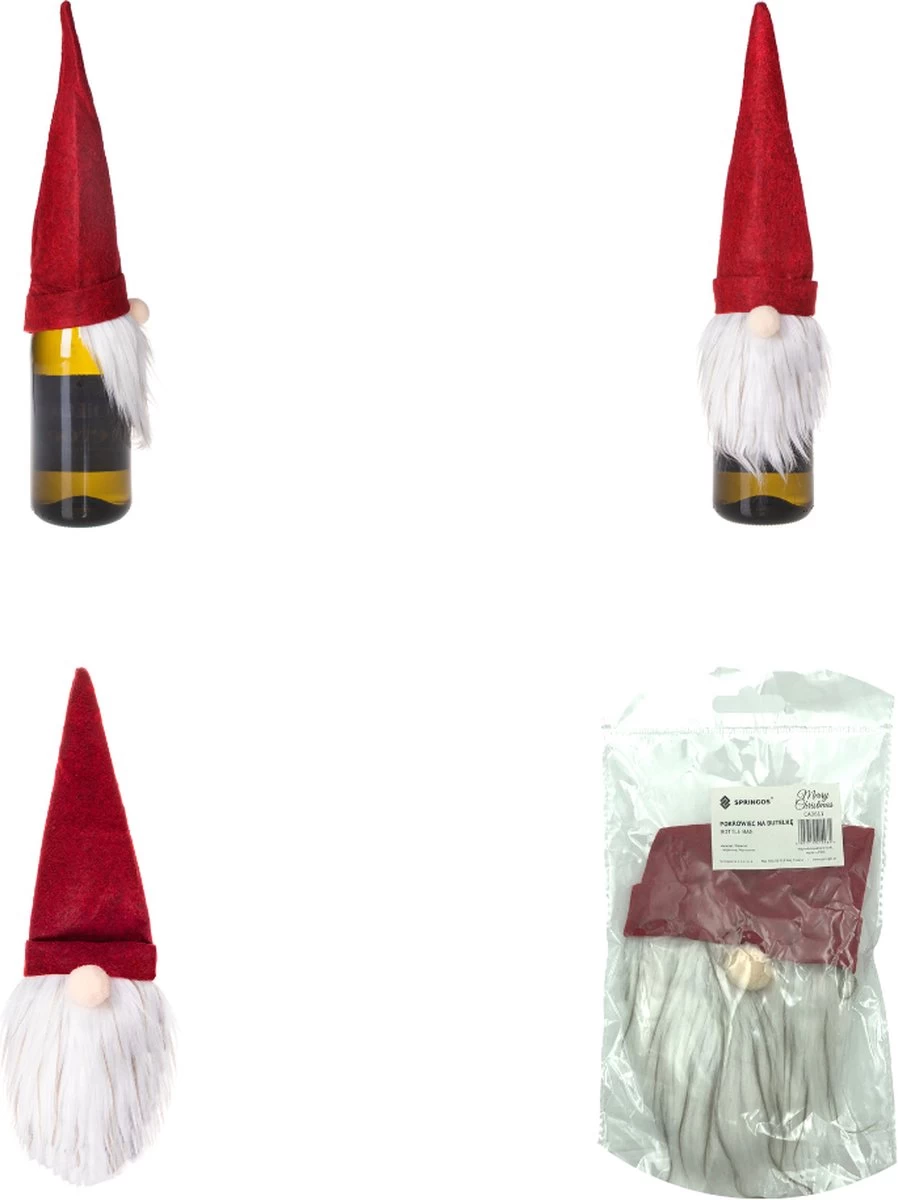 Pull Bouteille De Vin Springos | Couverture De Bouteille De Vin | Emballage Cadeau Bouteille De Vin | Pull | Rouge 4 Pull Bouteille De Vin Springos | Couverture De Bouteille De Vin | Emballage Cadeau Bouteille De Vin | Pull | Rouge – Image 2