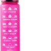 Gourde Motivation - Gourde Avec Marquage De L'heure - Avec Paille En Siliconen - 1 Litre - Rose - Marquages Horaires - Sans BPA - Bec Verseur Pratique - Water - Adultes Et Enfants - Cadeau - Saint Valentin - Bouteille De Sport - Fitness -Dégustation Délicate 898x1200 2