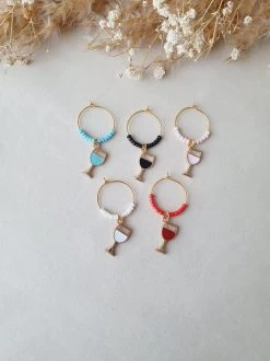 Reconnaître Son Verre à Vin - Partenaires Du Vin - Marqueurs De Verre - Anneaux De Verre à Vin - Or - Verre à Vin -Dégustation Délicate 899x1200 37