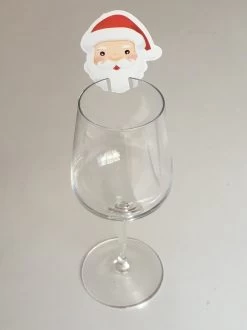 Noël - Décoration - Bonnet De Noel - Père Noël - Bonhomme De Neige - Renne - Glas à Vin - Verre - Fluut - Champagne - Décoration En Verre - 50 Pièces - Groot Paquet - Vin -Dégustation Délicate 899x1200 39