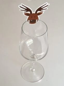 Noël - Décoration - Bonnet De Noel - Père Noël - Bonhomme De Neige - Renne - Glas à Vin - Verre - Fluut - Champagne - Décoration En Verre - 50 Pièces - Groot Paquet - Vin -Dégustation Délicate 899x1200 41