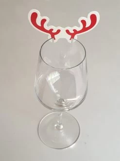 Noël - Décoration - Bonnet De Noel - Père Noël - Bonhomme De Neige - Renne - Glas à Vin - Verre - Fluut - Champagne - Décoration En Verre - 50 Pièces - Groot Paquet - Vin -Dégustation Délicate 899x1200 42