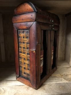 Coffret En Bois Colonial Pour 2 Bouteilles De Vin, Debout, Finition Bambou, Très Spécial ! -Dégustation Délicate 900x1200 44