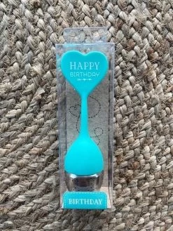 Passoire à Thé Avec Texte / Happy Anniversaire / Agréable à Combiner Avec Les Verres à Thé Assortis / Fête Des Mères / Anniversaire / Cadeau / Amitié / Amour / Noël