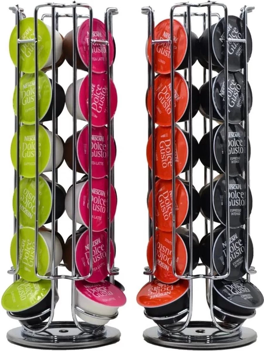 Porte-capsule Pour Dolce Gusto- 24 Capsules - Capsule De Café Standard - Distributeur Porte-gobelet - Porte-gobelets - Suspendu 4 Porte-capsule Pour Dolce Gusto- 24 Capsules - Capsule De Café Standard - Distributeur Porte-gobelet - Porte-gobelets - Suspendu – Image 2