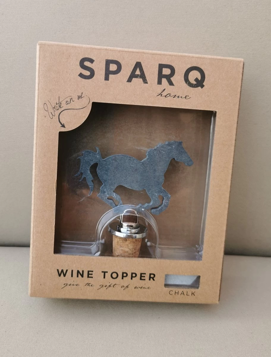 Sparq Home - Bouchon à Vin - Cheval - Pierre à Savon - Bouchon à Vin - Accessoires Pour Le Vin 7 Sparq Home - Bouchon à Vin - Cheval - Pierre à Savon - Bouchon à Vin - Accessoires Pour Le Vin – Image 5