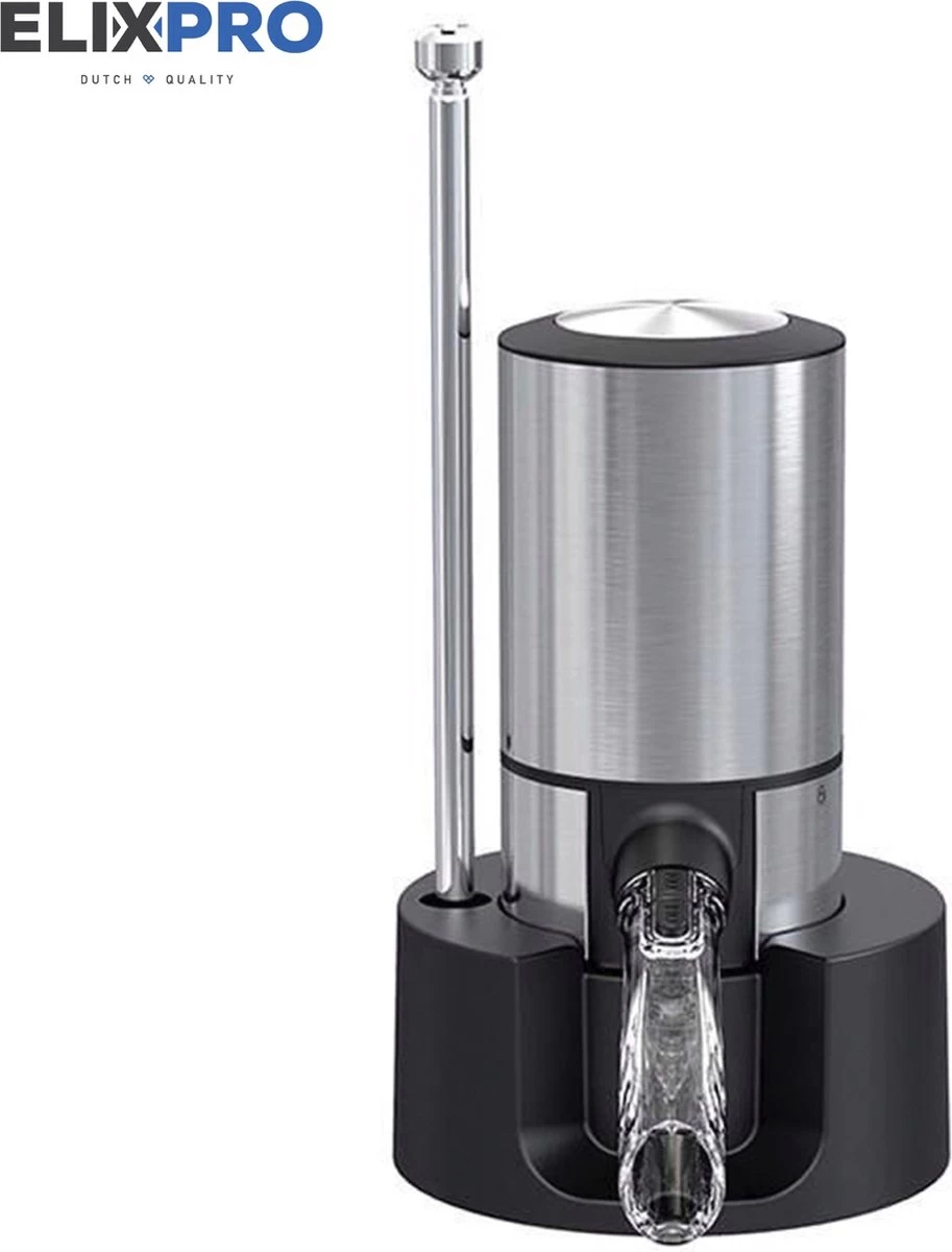ElixPro - Robinet à Vin électrique - Aérateur à Vin électrique - Accessoires à Vin Le Vin - Aérateur à Vin - Aérateur à Vin De Luxe 10 ElixPro - Robinet à Vin électrique - Aérateur à Vin électrique - Accessoires à Vin Le Vin - Aérateur à Vin - Aérateur à Vin De Luxe – Image 8