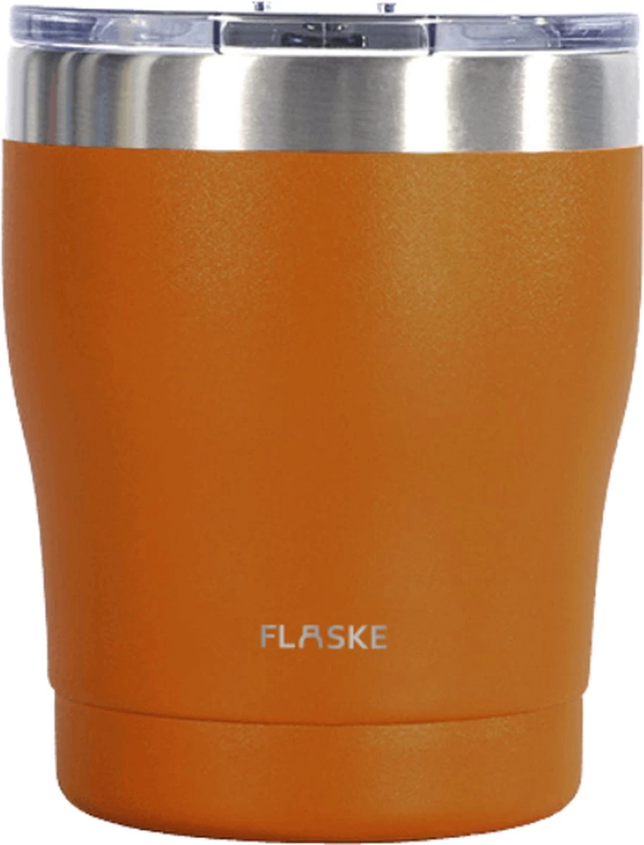 FLASKE Tasse à Coffee Tasse à Café - Sunrise - 250ml - Tasse à Café En Acier Inoxydable à Emporter De Go 3 FLASKE Tasse à Coffee Tasse à Café - Sunrise - 250ml - Tasse à Café En Acier Inoxydable à Emporter De Go