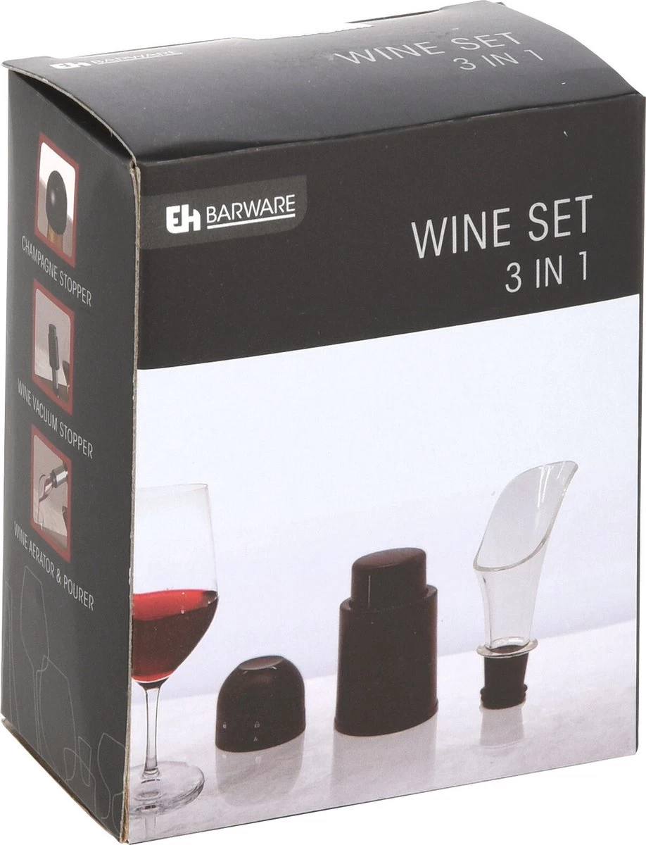 Excellent Houseware - Articles De Bar - Service à Vin - Bouchon à Champagne - Bouchon à Vin - Verseur 3 Excellent Houseware - Articles De Bar - Service à Vin - Bouchon à Champagne - Bouchon à Vin - Verseur