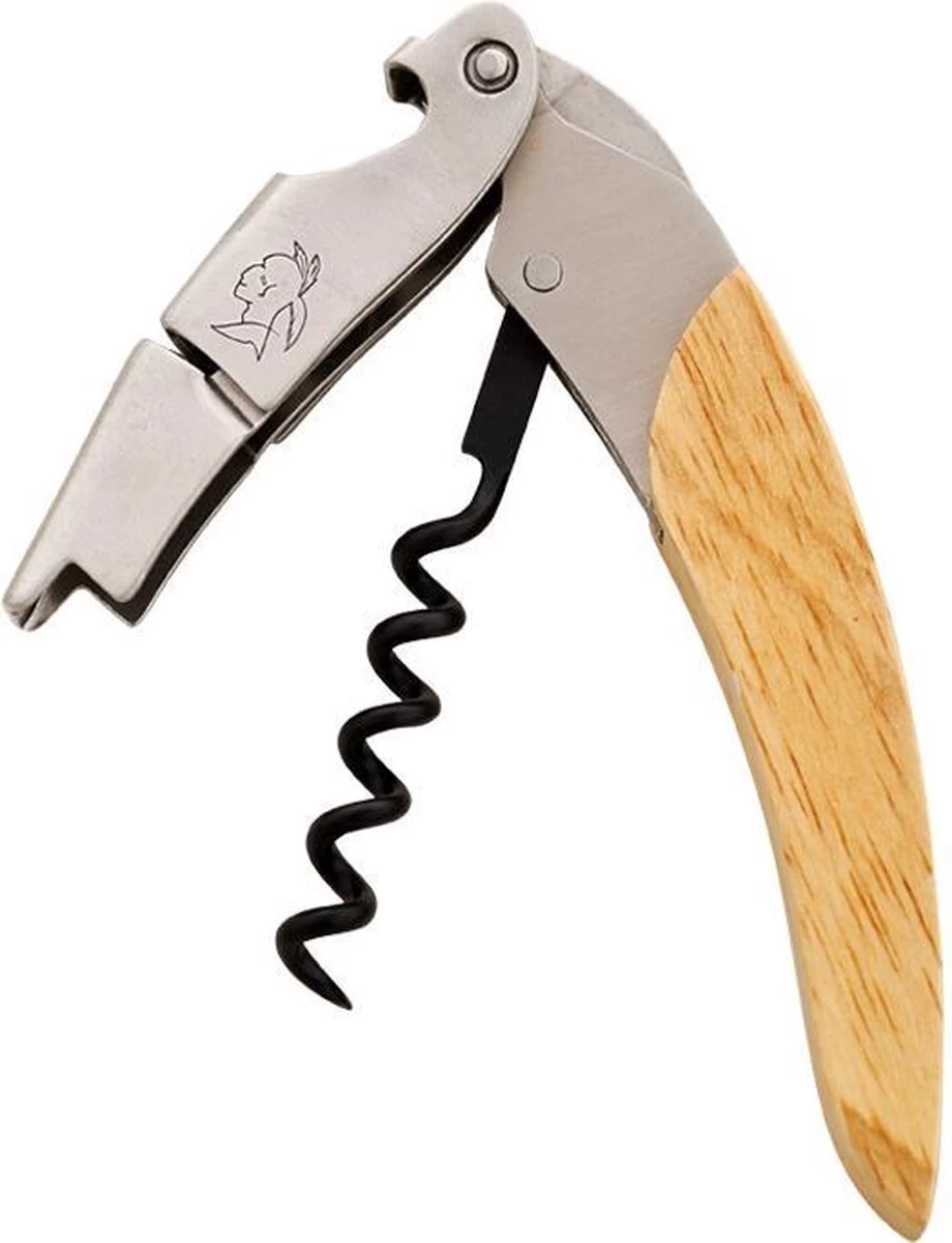LIGNE W - IROQUOIS - COUTEAU SOMMELIER OUVRE BOUTEILLE DE LUXE FINITION BOIS NATUREL 8 LIGNE W - IROQUOIS - COUTEAU SOMMELIER OUVRE BOUTEILLE DE LUXE FINITION BOIS NATUREL – Image 6