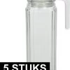 Luminarc 5x Carafe En Verre Longue Avec Poignée 1,1 L - Pichets / Pichets à Eau / Pichets à Jus / Pichets à Limonade 5 Pièces 1 Luminarc 5x Carafe En Verre Longue Avec Poignée 1,1 L - Pichets / Pichets à Eau / Pichets à Jus / Pichets à Limonade 5 Pièces -Dégustation Délicate 921x1200 6