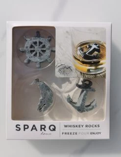 Sparq Home - Pierres à Whisky - Pscifics Ocean - Set De 3 - Pierres à Whisky - Pierre à Savon - Pierre à Savon - Glaçons - Cadeau De Noël