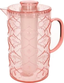 Pichet/pichet à Eau Avec élément Réfrigérant/tige Réfrigérante Plastique Rouge 1 Litre 25 Cm - Carafes Eau/jus