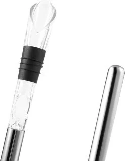 Staza - Bâton De Refroidisseur De Vin - Tige De Refroidisseur De Vin - Refroidisseur De Bouteille De Vin - Verseur De Vin - Bec Verseur - Acier Inoxydable - Convient à Toute Bouteille De Vin -Dégustation Délicate 929x1200 2