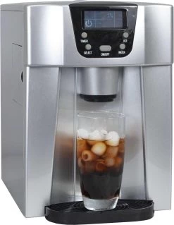 KITCHENCHEF HBZ12EAU Machine à Glaçons - Argent