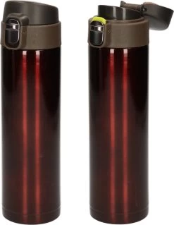 Concord 2x Pièces De Flacons Thermos En Acier Inoxydable / Flacons Isolants Pour Les Déplacements 450 Ml Marron - Flacons Isothermes