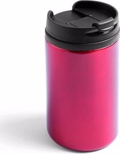 5x Tasses Chauffantes Métalliques / Tasses De Maintien Au Chaud Rouge 320 Ml - Tasses Isolantes / Thermos En Acier Inoxydable Pour Les Déplacements