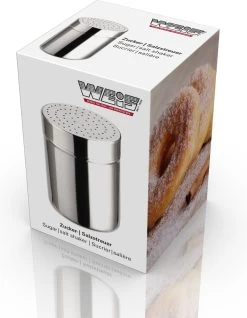 Karl Weis Salière / Sucrière 1,5 Mm En Acier Inoxydable - Ø 7 Cm - 10 Cm De Haut