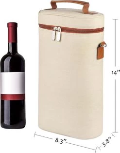 Intirilife Refroidisseur à Vin Sac De Transport Pour Vin, Champagne, Boissons - Refroidisseur De Bouteille Pour Voyages, Pique-nique, Sortie, Isolé 9 Intirilife Refroidisseur à Vin Sac De Transport Pour Vin, Champagne, Boissons - Refroidisseur De Bouteille Pour Voyages, Pique-nique, Sortie, Isolé -Dégustation Délicate 944x1200 1