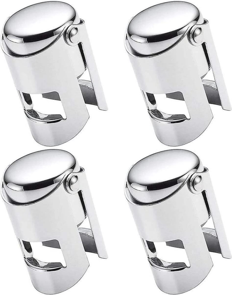 Bouchon Champagne - Inox - 50pcs - Restauration - Grande Distribution - Pro - L! V - Bouchon - Liège - Effervescent 4 Bouchon Champagne - Inox - 50pcs - Restauration - Grande Distribution - Pro - L! V - Bouchon - Liège - Effervescent – Image 2