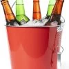 Seau à Glace/seau à Bière Métal Rouge - 6L - Seau à Boissons - Refroidisseur à Boissons - Refroidisseur à Vin 1 Seau à Glace/seau à Bière Métal Rouge - 6L - Seau à Boissons - Refroidisseur à Boissons - Refroidisseur à Vin -Dégustation Délicate 948x1200